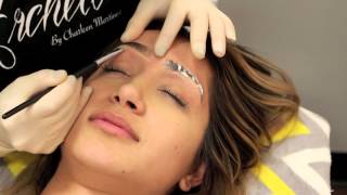 SEMI PERMANENT EYEBROWS LOOK NATURALUSING MICROBLADING [upl. by Annait]