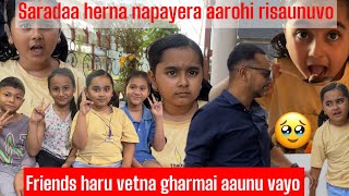 😱 Aarohi ko rish tika lagayepachi harayo 🥹 Hajurbuwako saradda  Aarohi vlog Aarohi Adhikari [upl. by Inad955]