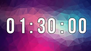 1 HOUR 30 MINUTE TIMER HD ⏳ [upl. by Anjali985]