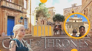 Mdina Malta  Game Of Thrones Kings Landing  Walking Tour Full 4K [upl. by Henryson679]