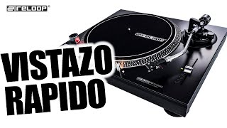 Te ENSEÑO Rápido el TORNAMESA RELOOP RP 1000 MK2 para SONIDO PROFESIONAL [upl. by Etnaed]