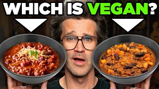 Vegan vs NonVegan Foods Taste Test [upl. by Oraneg]