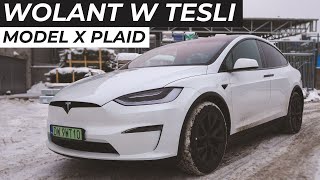 Moja PIERWSZA JAZDA nową Teslą Model X PLAID Test i wrażenia 🤯 [upl. by Castle]