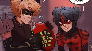 They Are Dating  Miraculous Ladybug Comic Dub [upl. by Eniamrahc]