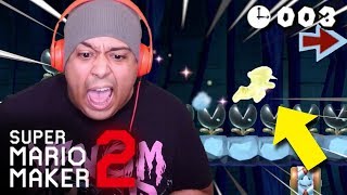 NEVER FELT THIS MUCH PRESSURE IN MY LIFE SUPER MARIO MAKER 2 36 [upl. by Rehpotsirhc474]