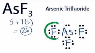 AsF3 Lewis Structure How to Draw the Lewis Structure for Arsenic trifluoride [upl. by Michele]