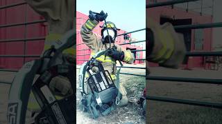 SCBA Blackout Assembly fireacademy [upl. by Zeuqram490]