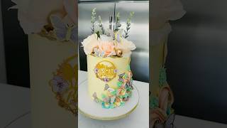 birthdaycake gardenparty cakedecorating [upl. by Nirrok]