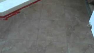 Installing tile over in floor heating Part 2 [upl. by Baynebridge]