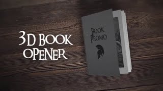 3D Book Opener ★ After Effects Template ★ AE Templates [upl. by Dayna]