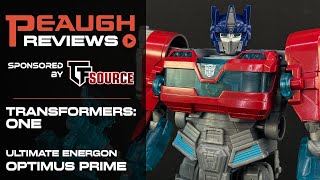 Video Review Transformers One  Ultimate Energon OPTIMUS PRIME [upl. by Helsie63]