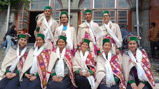 KINNAURI DANCE AT COE GOVT DEGREE COLLEGE SANJAULI SHIMLA 2024 [upl. by Yared403]