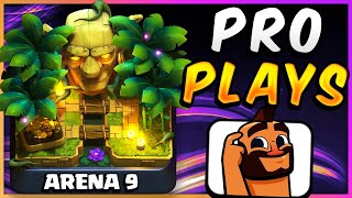 Pro Player SPEEDRUNS Arena 9 in Clash Royale [upl. by Adehsor]