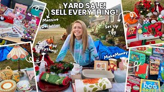 Yard Sale SetUp Tips  Sell Everything amp Make Money  Got rid of it All [upl. by Grube879]