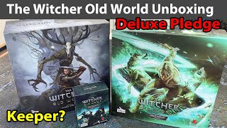 The Witcher Old World Board Game Unboxing [upl. by Annoya146]