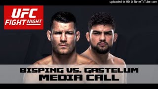 Michael Bisping and Kelvin Gastelum Media Call [upl. by Aneez]