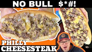 NO B S Authentic PHILLY CHEESESTEAKS on the Blackstone Griddle [upl. by Etteiluj298]