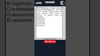 📘 QUESTÃO DE PORTUGUÊS PARA CONCURSOS quiz concurso portugues simulado teste linguaportuguesa [upl. by Anilet]