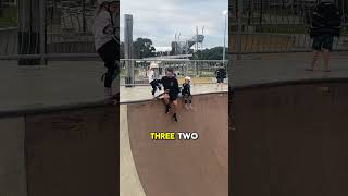 5yearold takes on 10 foot drop 😱 skateboarding 5yearold inspiration [upl. by Retlaw]