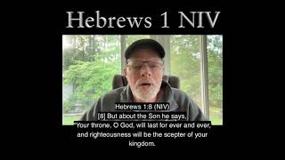 Hebrews 1 NIV 1984 Edition dailybibleverses biblereading [upl. by Donaghue251]