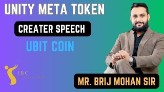 Unity meta token ecosystem creater speech [upl. by Tunk]