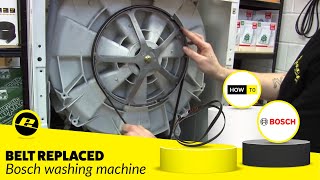 How to Replace the Belt on a Bosch Washing Machine [upl. by Edyth]