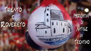 Trento Rovereto mercatini di Natale 2023travel viaggiareyoutubeyoutubevideoitalyeurope [upl. by Bocyaj140]