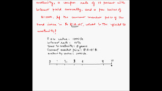 Bonds  Yield to Maturity  Example 1 [upl. by Kondon233]