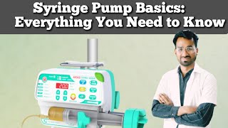 Syringe Pump Essential Guide and Uses  Dr Salman Nasir [upl. by Delle]