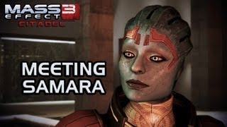 Mass Effect 3 Citadel DLC Meeting Samara version 1 [upl. by Eronaele]