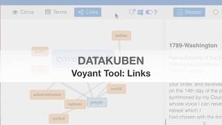 Voyant Tool 03  Links [upl. by Chipman]