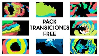 PACK DE TRANSICIONES GRATIS  PROYECTO AFTER EFFECTS [upl. by Neeuq864]