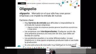 Factores clave de los oligopolios [upl. by Spanjian]