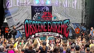 Acidez In Punk We Thrash Live Obscene Extreme 2024 [upl. by Nohsyt148]