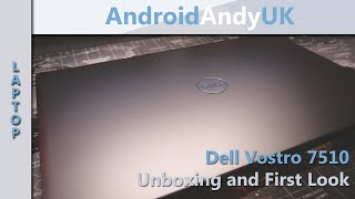 Dell Vostro 7510  Unboxing and First Look [upl. by Slosberg]