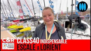 Transat Jacques Vabre 2023  la Class40 satisfaite de létape à Lorient [upl. by Huntingdon]