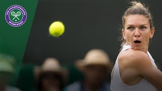 Simona Halep v Victoria Azarenka highlights  Wimbledon 2017 fourth round [upl. by Megen418]