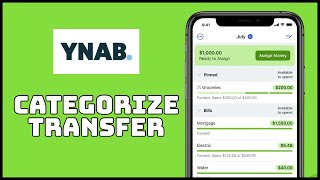 How to Categorize Transfer on YNAB 2024 [upl. by Akem]