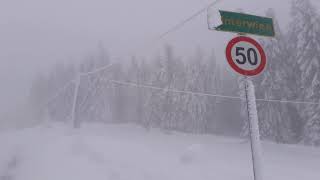 Verheerender Schneesturm mit massivem Schneebruch in Sankt Englmar im Vorderen Bayerischen Wald [upl. by Carry128]