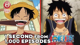 1 Second from 1000 Episodes of One Piece [upl. by Ahsiea]