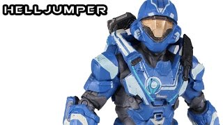 McFarlane Halo 5 HELLJUMPER SPARTAN Figure Review [upl. by Aerdnod]