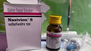 Nasivion S nasal drops in Nepali 🇳🇵nasivion s nasal drops for baby in nepali how to use nasivion s [upl. by Ticknor]