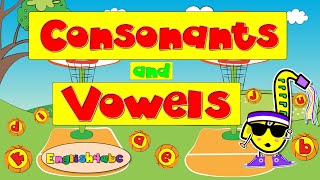 Consonants and Vowels  Sort the Letters  Phonics Song [upl. by Yodlem]