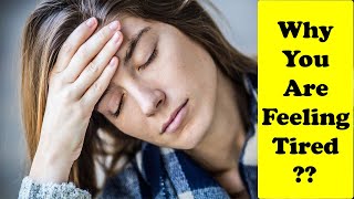 Why You Are Feeling Tired and Fatigued All the Time healthylife4010 [upl. by Narot]