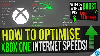 🔧 How to Boost XBOX ONE Internet speed  Faster downloads Lower Ping and Fix LAG [upl. by Ddahc991]