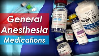 General anesthesia pharmacology  Medications for induction maintenance amp emergence [upl. by Elana]