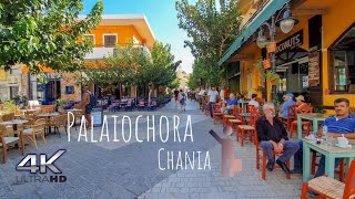 Paleochora Crete 🇬🇷  Virtual Tour On A Beautiful Village In Chania Greece 4K [upl. by Nayrda801]