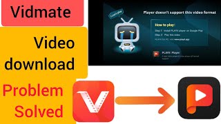 vidmate playit video problem solved now  how to use playit app  how to cant video playing probl [upl. by Nyasuh]