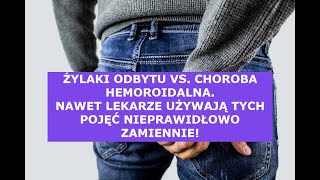 💩👉Przyczyną żylaków odbytu jest marskość wątroby NIGDY ciąża zła dieta brak ruchu czy zaparcia [upl. by Ahaelam159]