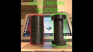 HOW TO MACHINE PLASTIC OR NYLATRON ON A CNC LATHE OR MANUAL LATHE [upl. by Klockau]